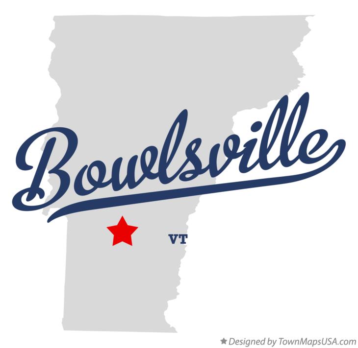 Map of Bowlsville Vermont VT