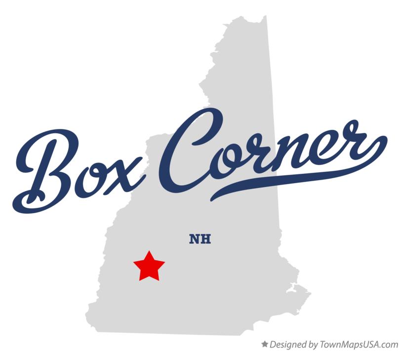 Map of Box Corner New Hampshire NH