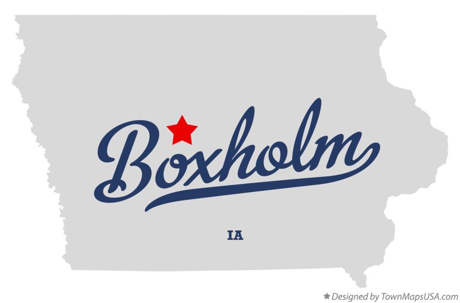 Map of Boxholm Iowa IA