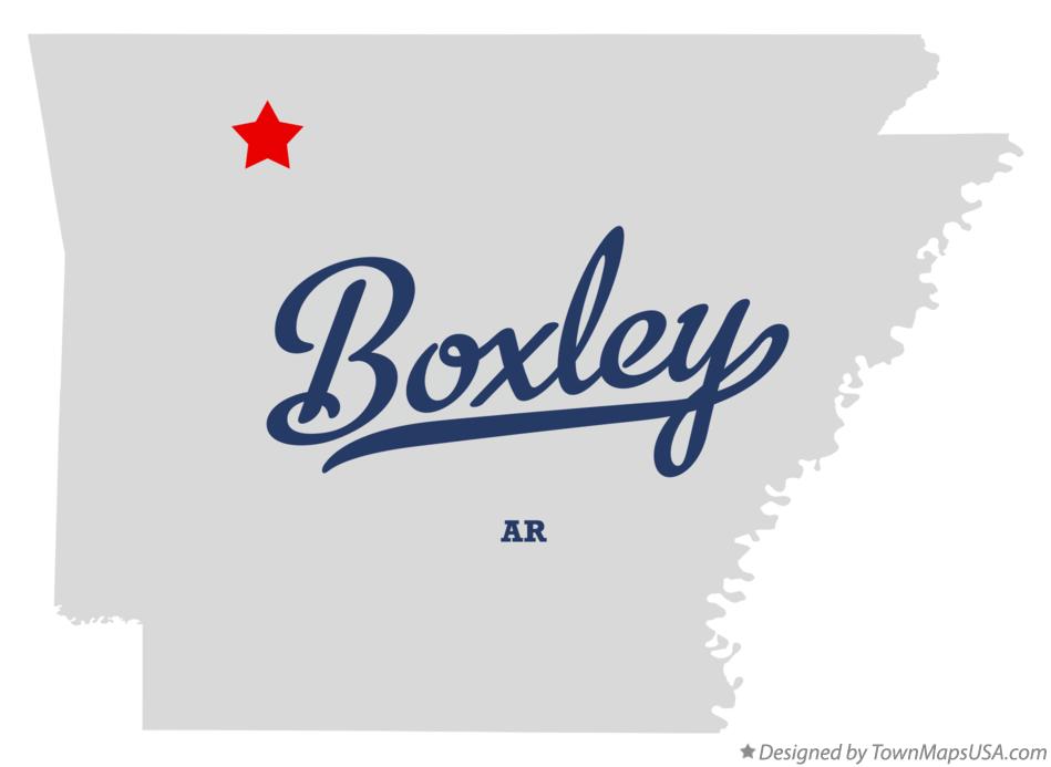 Map of Boxley Arkansas AR