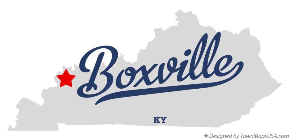 Map of Boxville Kentucky KY