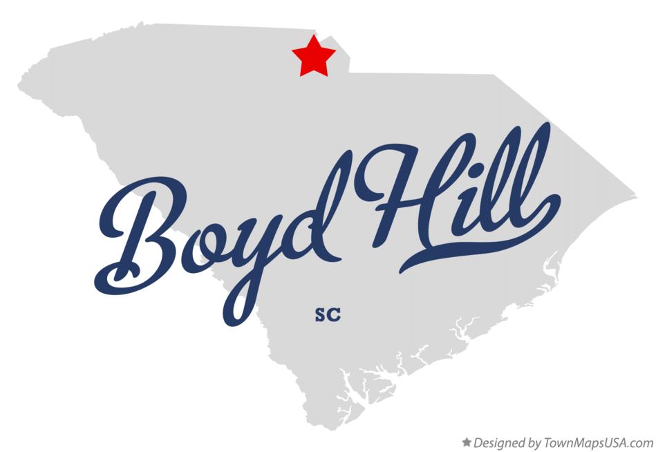 Map of Boyd Hill South Carolina SC