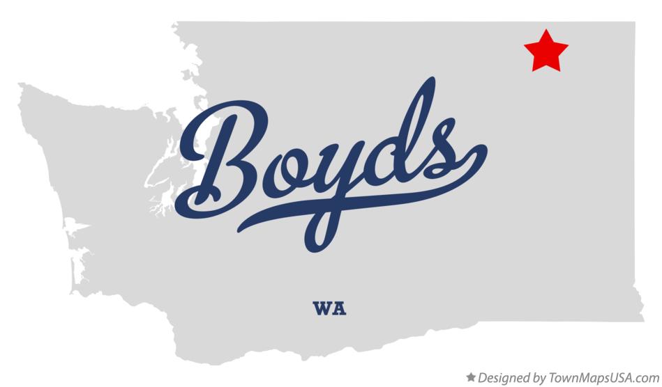 Map of Boyds Washington WA