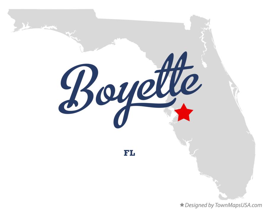 Map of Boyette Florida FL