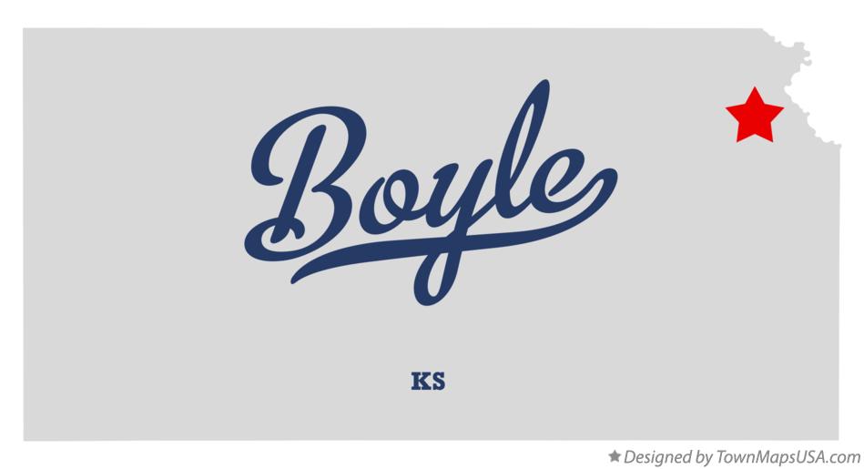 Map of Boyle Kansas KS