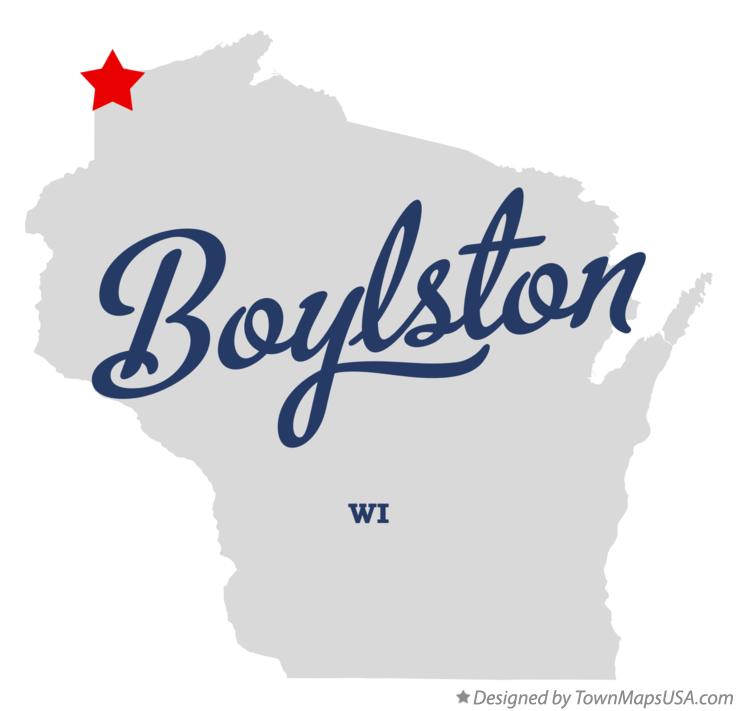 Map of Boylston Wisconsin WI