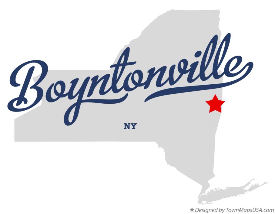 Map of Boyntonville New York NY