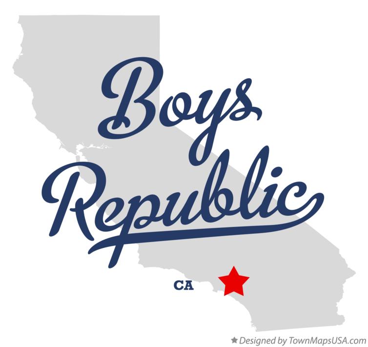 Map of Boys Republic California CA