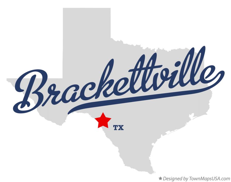 Map of Brackettville Texas TX