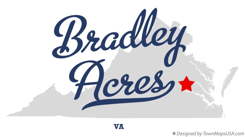 Map of Bradley Acres Virginia VA