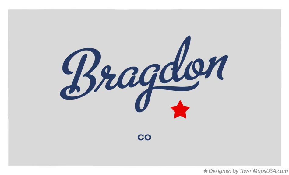 Map of Bragdon Colorado CO