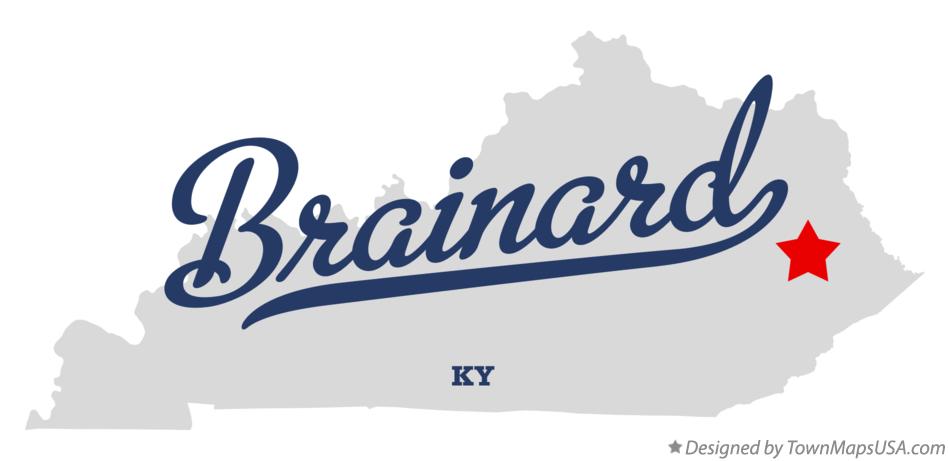 Map of Brainard Kentucky KY