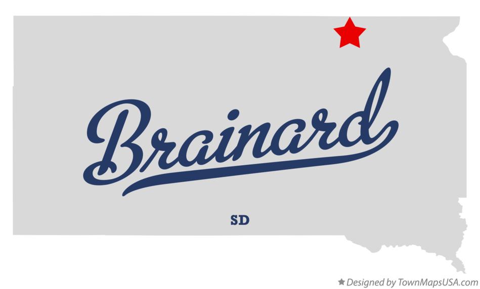 Map of Brainard South Dakota SD