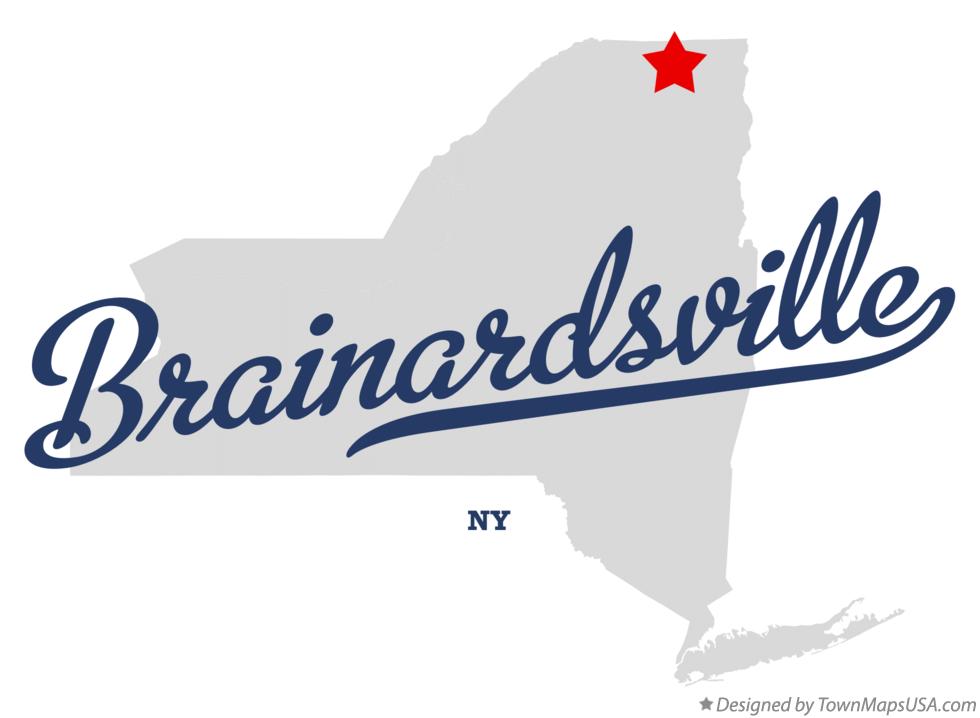 Map of Brainardsville New York NY
