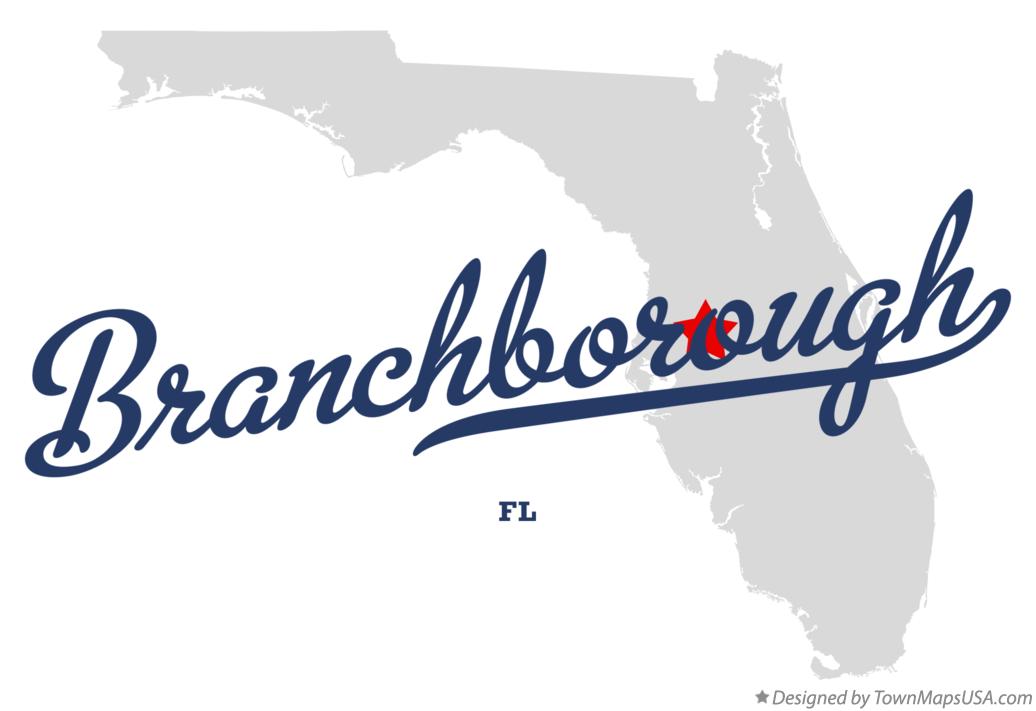 Map of Branchborough Florida FL