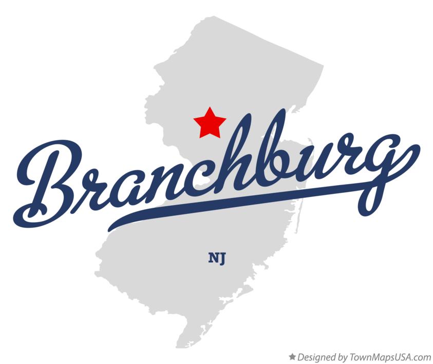 Map of Branchburg New Jersey NJ