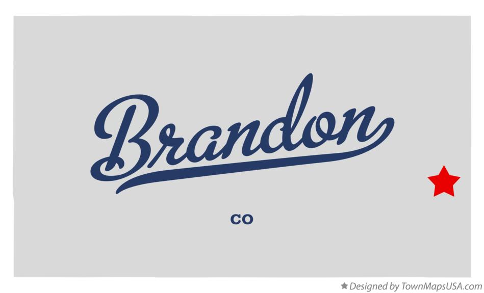 Map of Brandon Colorado CO