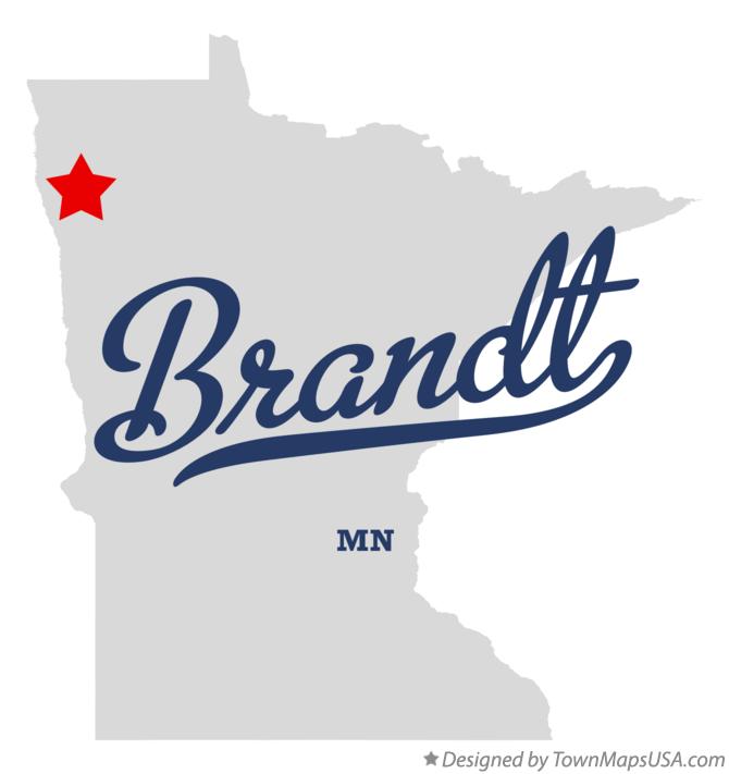 Map of Brandt Minnesota MN