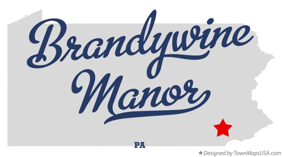 Map of Brandywine Manor Pennsylvania PA