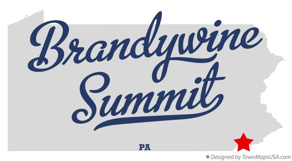 Map of Brandywine Summit Pennsylvania PA