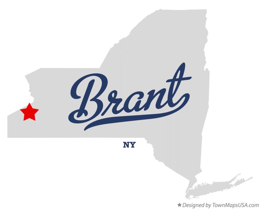 Map of Brant New York NY