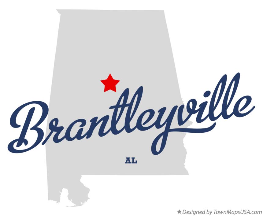 Map of Brantleyville Alabama AL