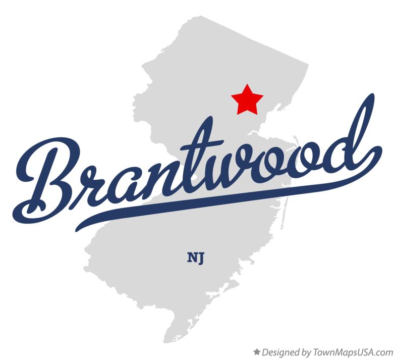 Map of Brantwood New Jersey NJ