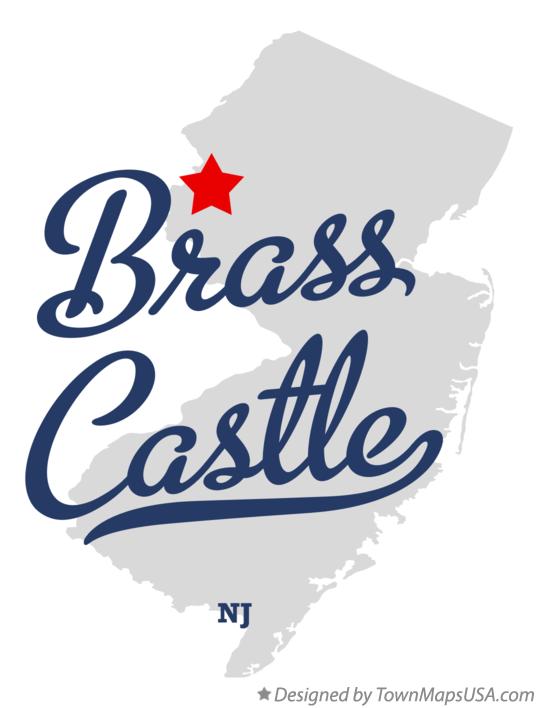 Map of Brass Castle New Jersey NJ