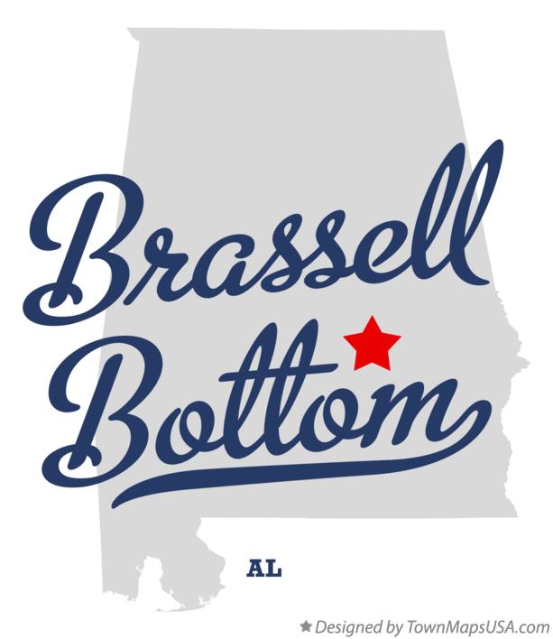 Map of Brassell Bottom Alabama AL