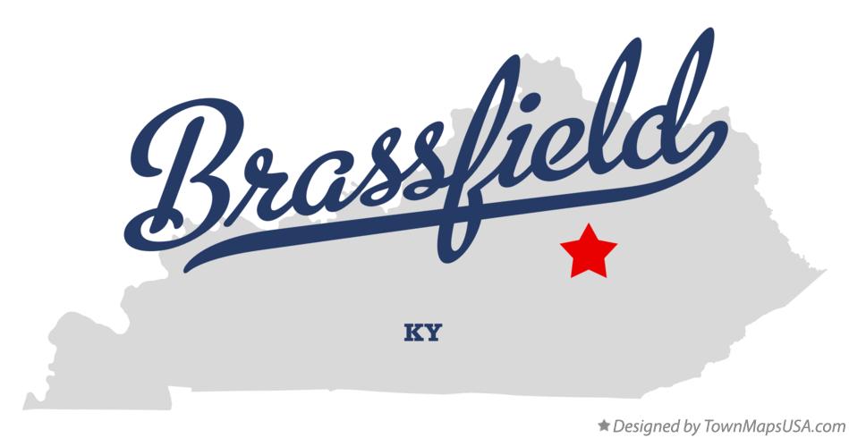 Map of Brassfield Kentucky KY