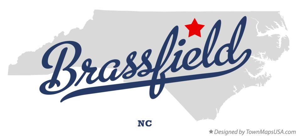 Map of Brassfield North Carolina NC