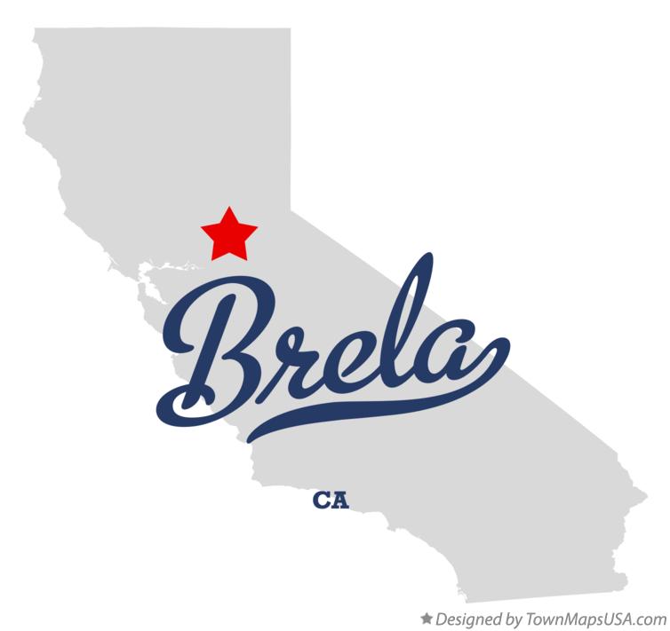 Map of Brela California CA