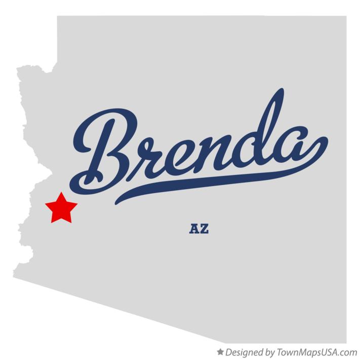 Map of Brenda Arizona AZ