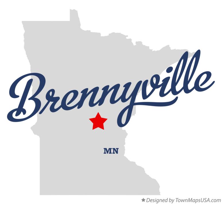 Map of Brennyville Minnesota MN