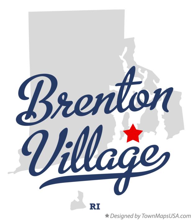 Map of Brenton Village Rhode Island RI