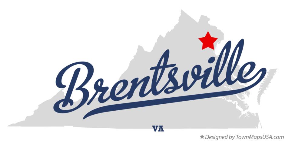Map of Brentsville Virginia VA