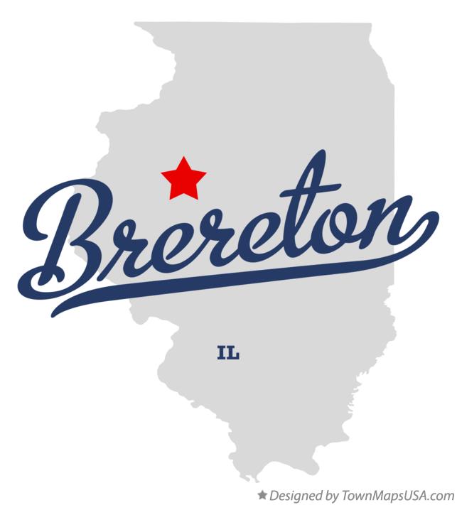 Map of Brereton Illinois IL