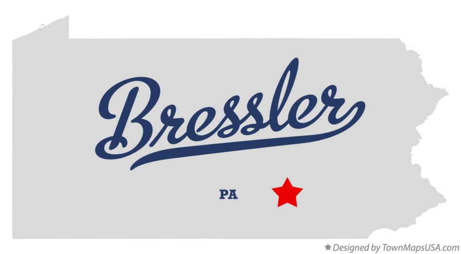 Map of Bressler Pennsylvania PA