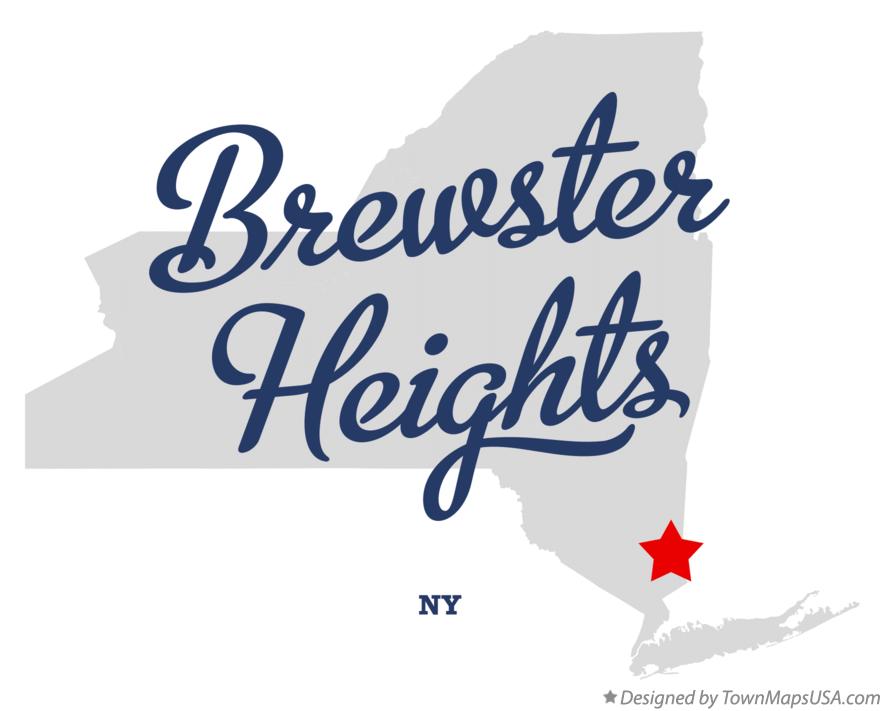 Map of Brewster Heights New York NY