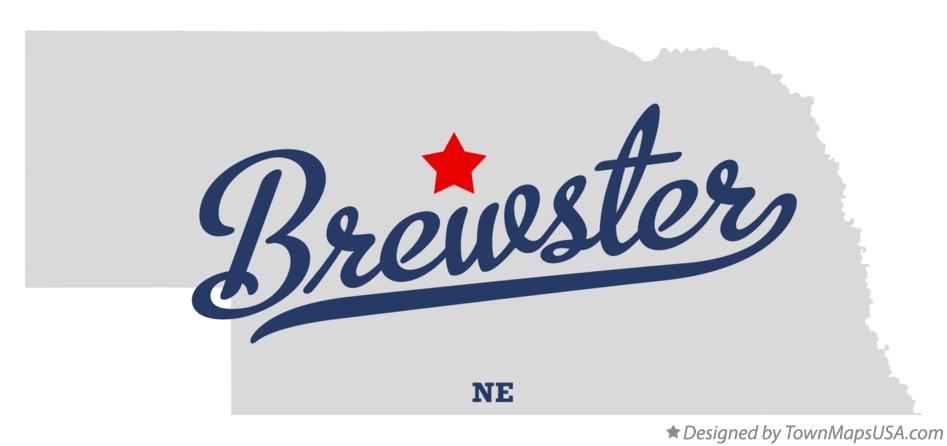 Map of Brewster Nebraska NE