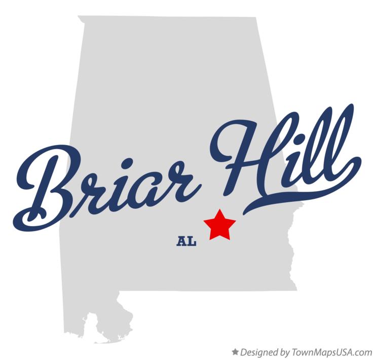 Map of Briar Hill Alabama AL