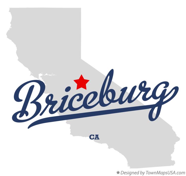 Map of Briceburg California CA