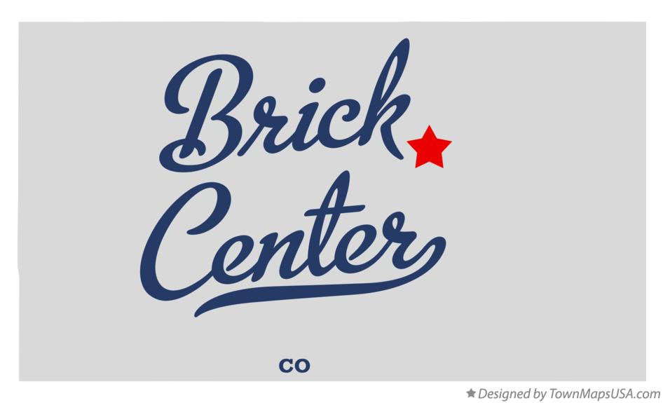 Map of Brick Center Colorado CO