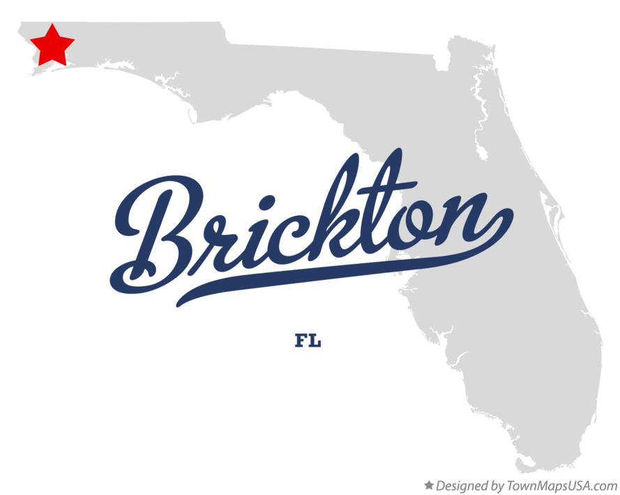 Map of Brickton Florida FL