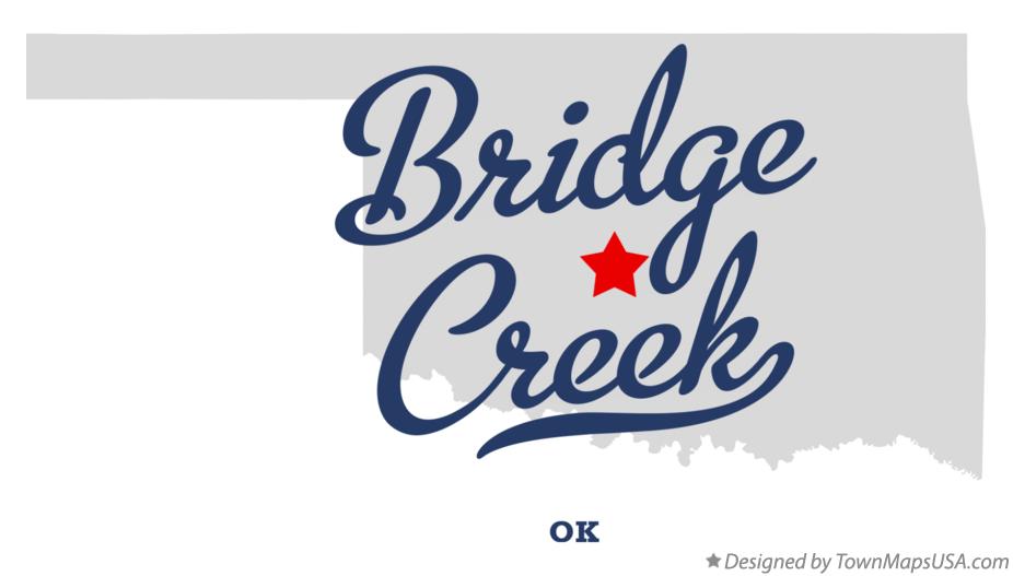 Map of Bridge Creek Oklahoma OK