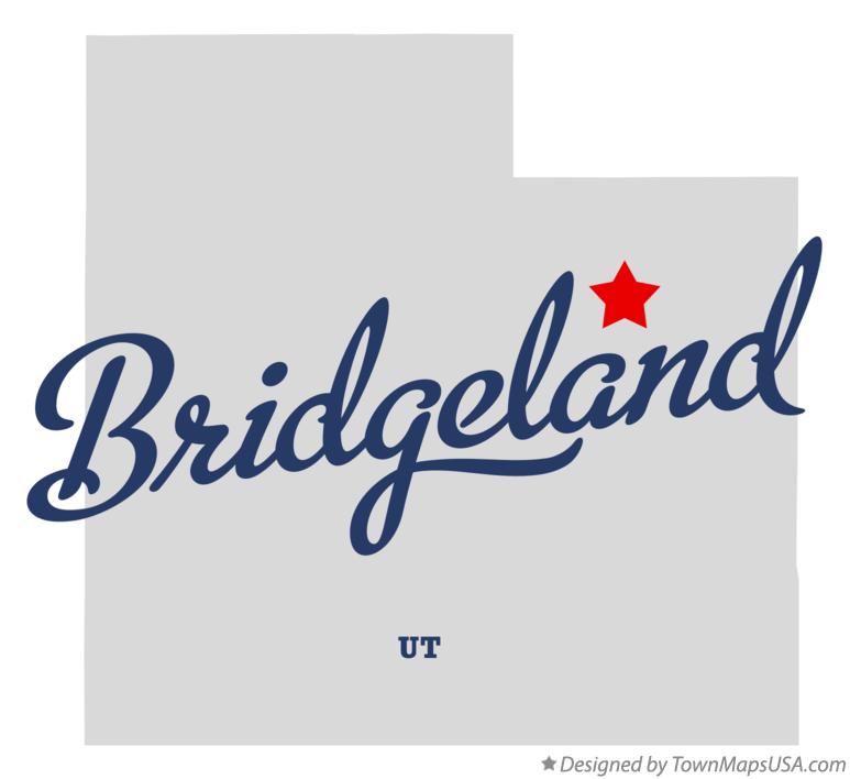 Map of Bridgeland Utah UT