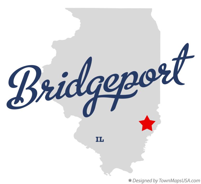 Map of Bridgeport Illinois IL