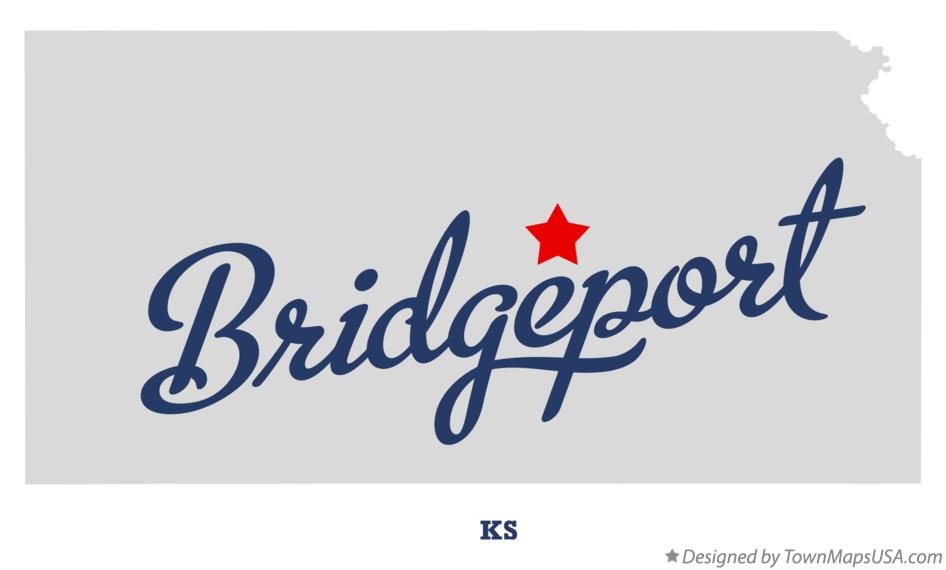 Map of Bridgeport Kansas KS