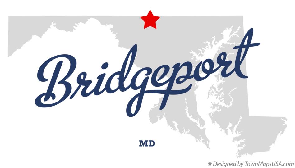 Map of Bridgeport Maryland MD
