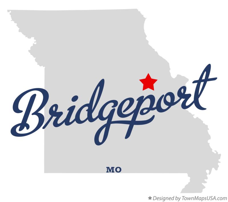 Map of Bridgeport Missouri MO